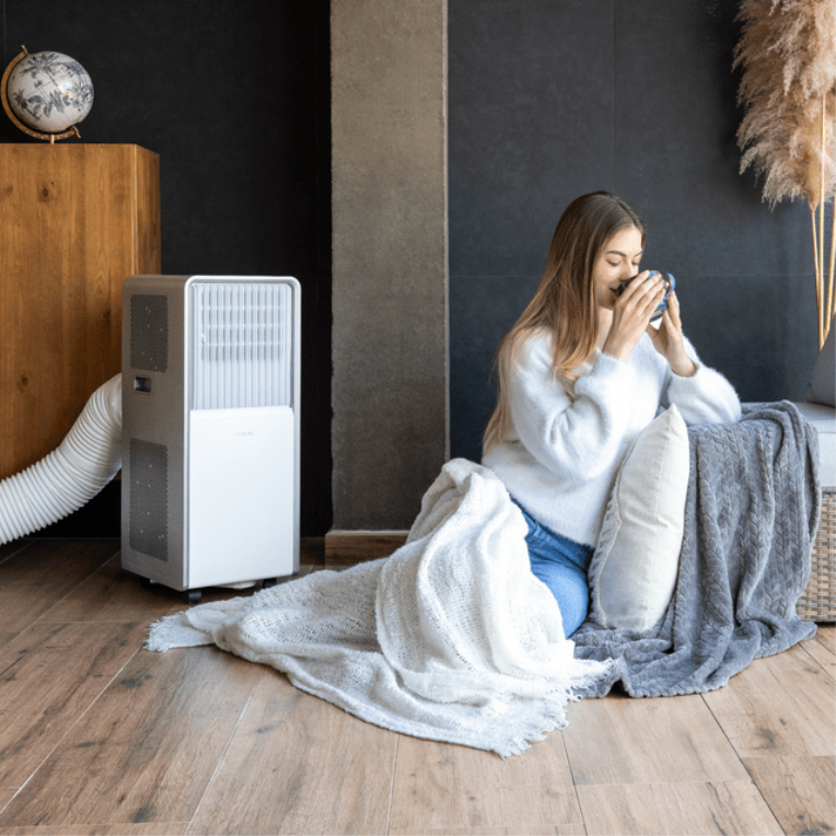 AIRE ACONDICIONADO PORTATIL CECOTEC 8168 12000BTU BOMBA CALOR WIFI TACTIL MANDO - detalle