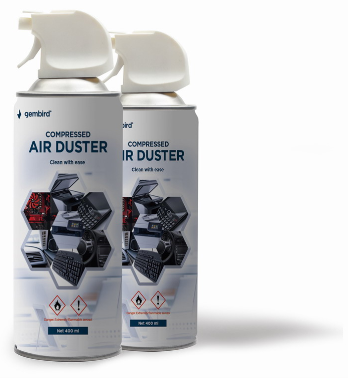AIRE COMPRIMIDO GEMBIRD 400ML