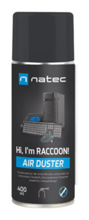 AIRE COMPRIMIDO NATEC RACCOON 400 ML