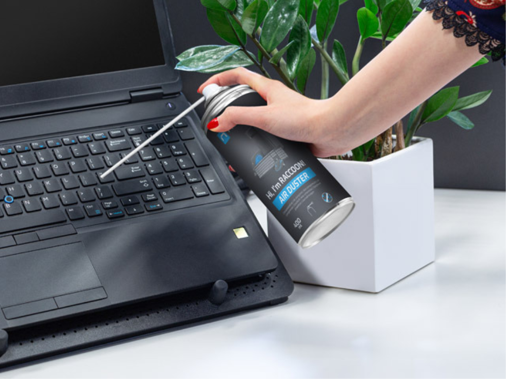 AIRE COMPRIMIDO NATEC RACCOON 400 ML - detalle