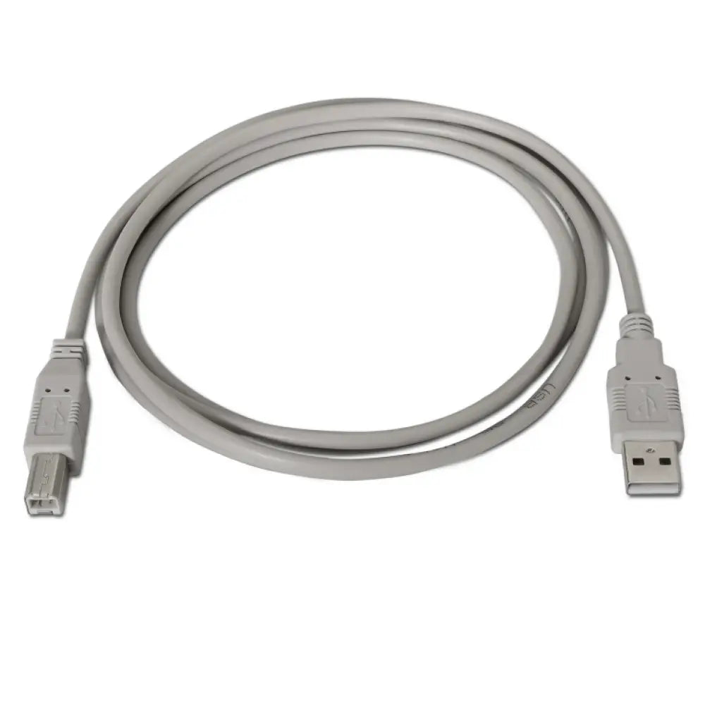AISENS A101-0004 cable USB USB 2.0 4.5 m USB A USB B Beige - detalle