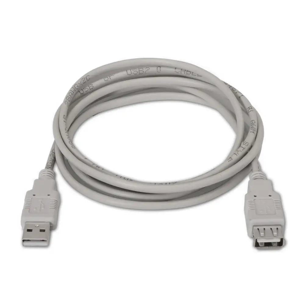 AISENS A101-0012 cable USB USB 2.0 1 m USB A Beige - detalle