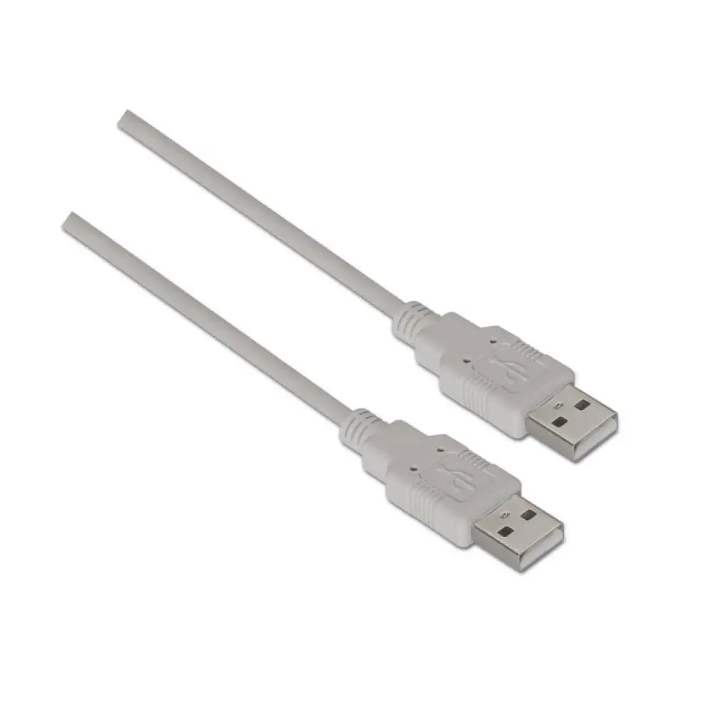 AISENS A101-0021 cable USB USB 2.0 1 m USB A Beige - detalle