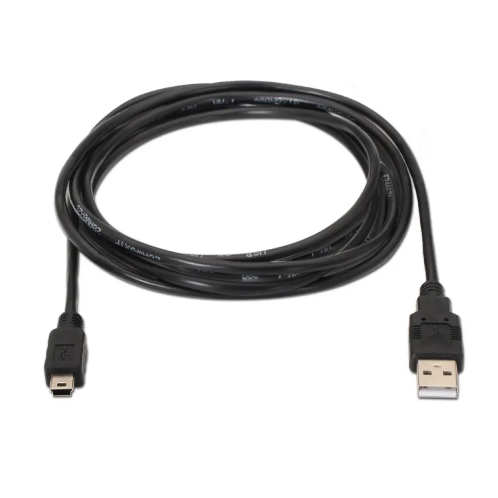 AISENS A101-0025 cable USB USB 2.0 1.8 m USB A Mini-USB B Negro - detalle