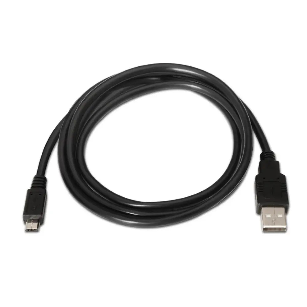AISENS A101-0027 cable USB USB 2.0 0.8 m USB A Micro-USB B Negro - detalle