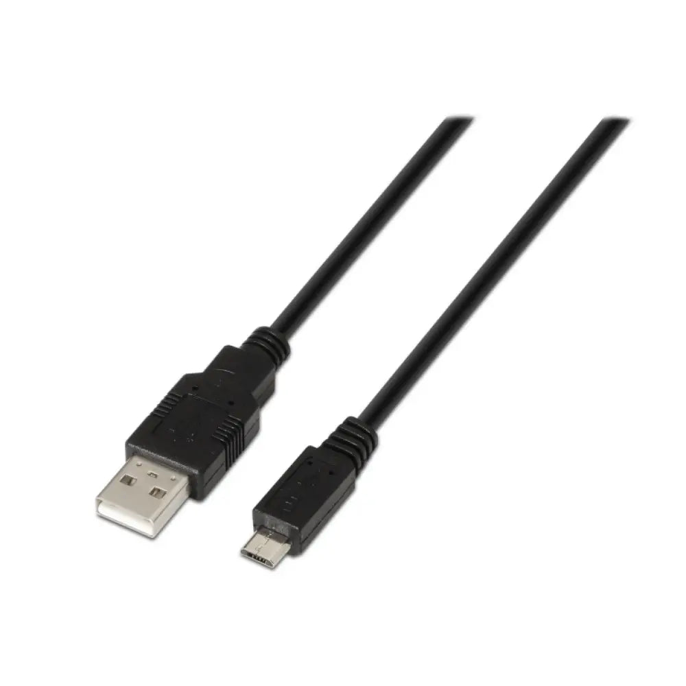 AISENS A101-0029 cable USB USB 2.0 3 m USB A Micro-USB B Negro - detalle