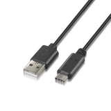 AISENS A107-0050 cable USB USB 2.0 0.5 m USB A USB C Negro