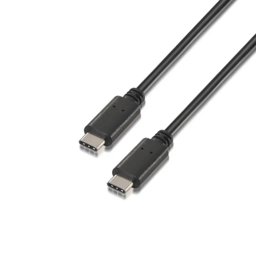 AISENS A107-0057 cable USB USB 2.0 2 m USB C Negro - detalle