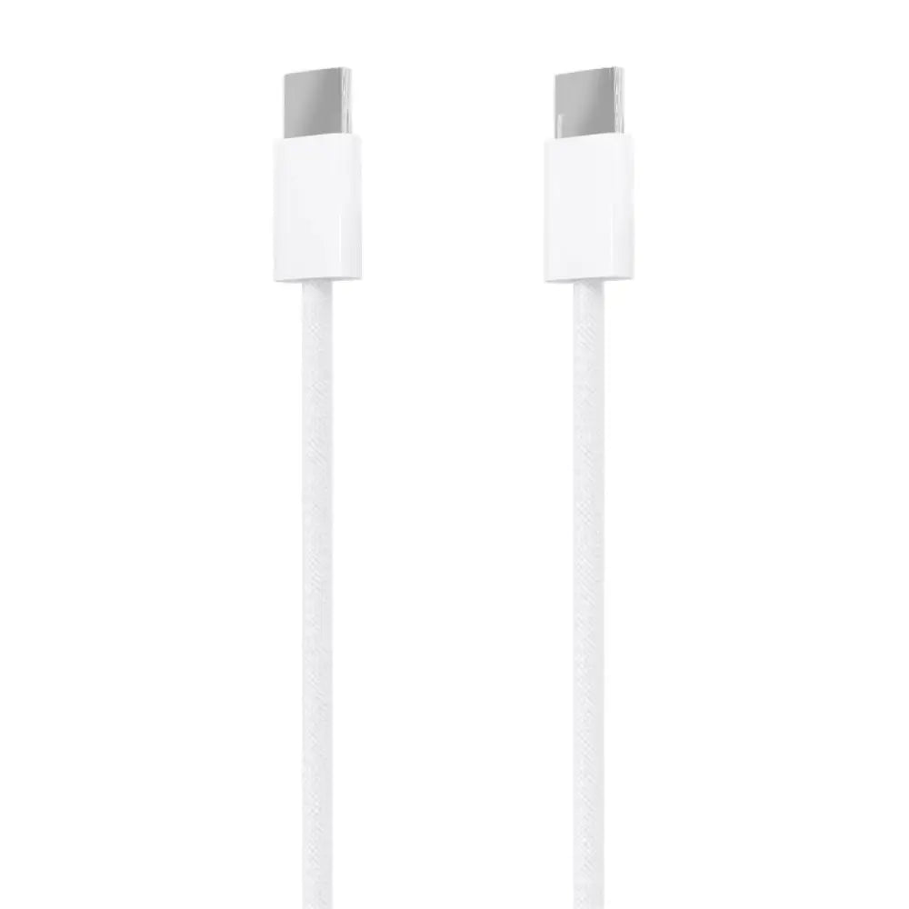 Cable USB AISENS A107-0856 de 2 m con conector USB-C a USB 2.0, blanco, ideal para carga y transferencia de datos.