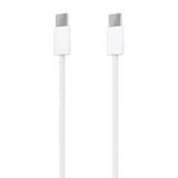 Cable USB AISENS A107-0856 de 2 m con conector USB-C a USB 2.0, blanco, ideal para carga y transferencia de datos.