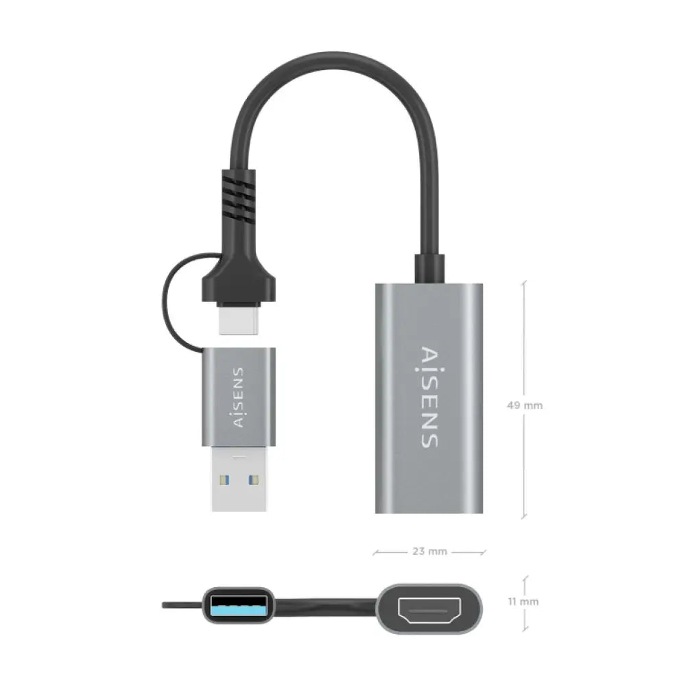 AISENS A109-0913 Adaptador gráfico USB 1920 x 1080 Pixeles - detalle