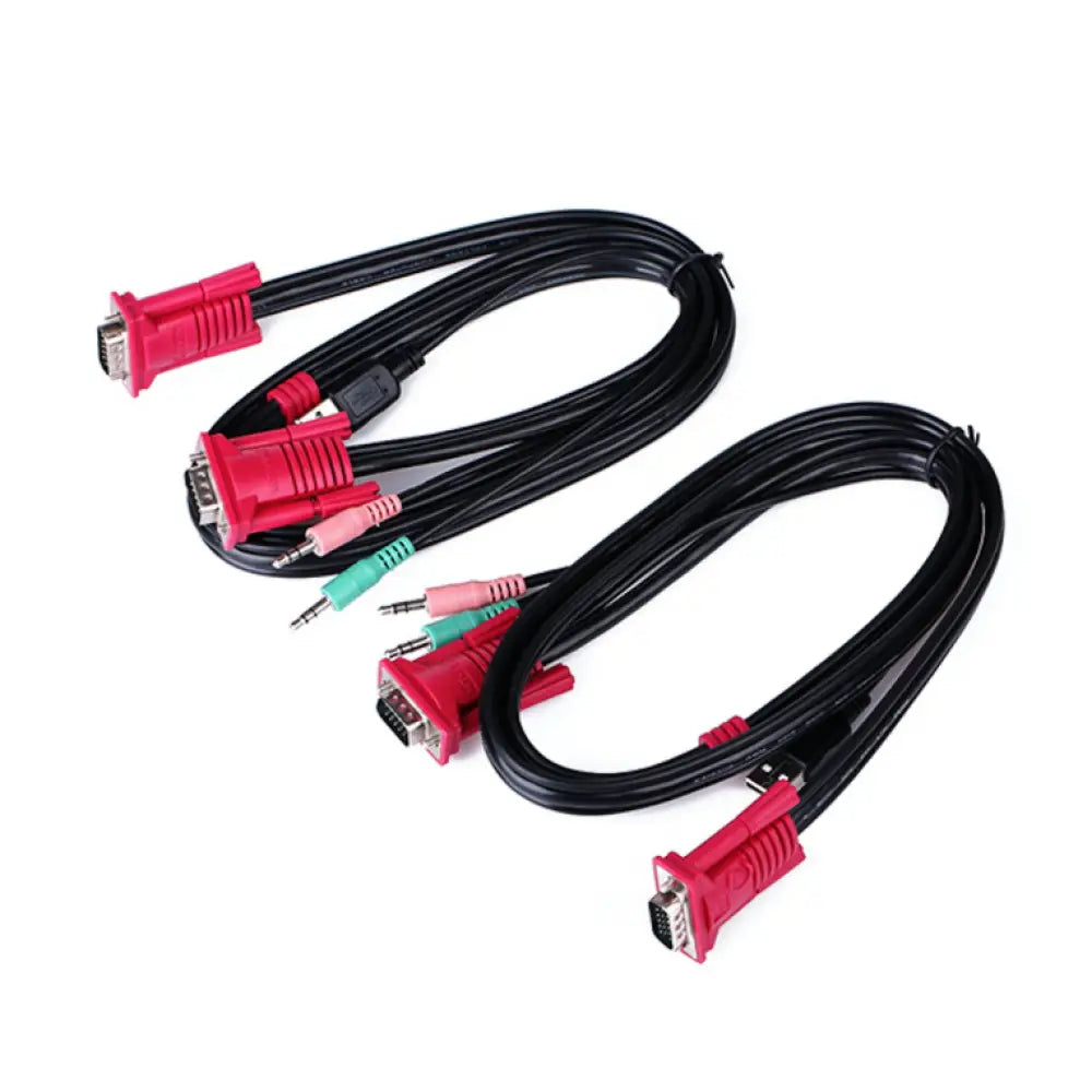 AISENS A111-0064 interruptor KVM Montaje en rack Negro - detalle