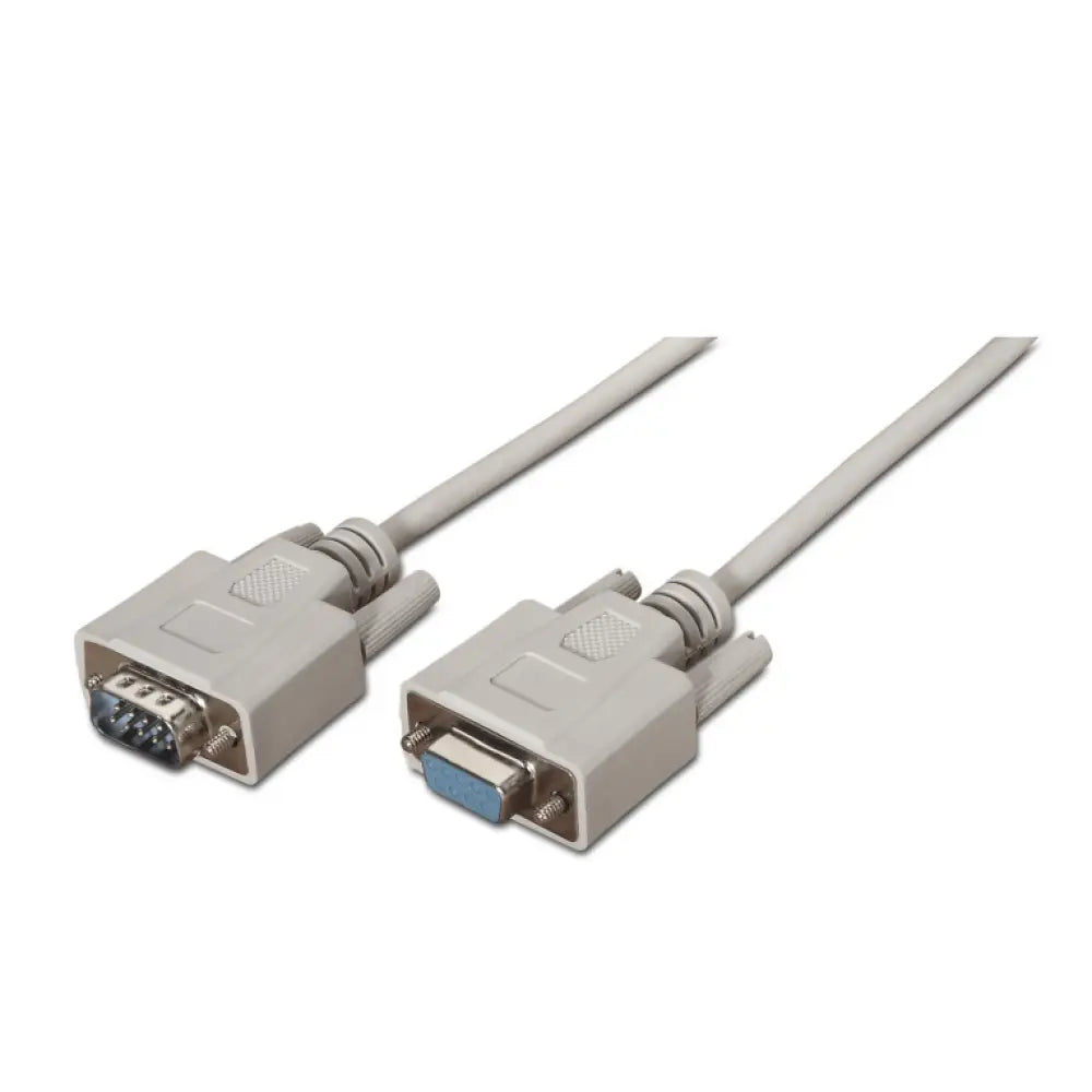 AISENS A112-0065 cable de serie Beige 1.8 m DB9 - detalle