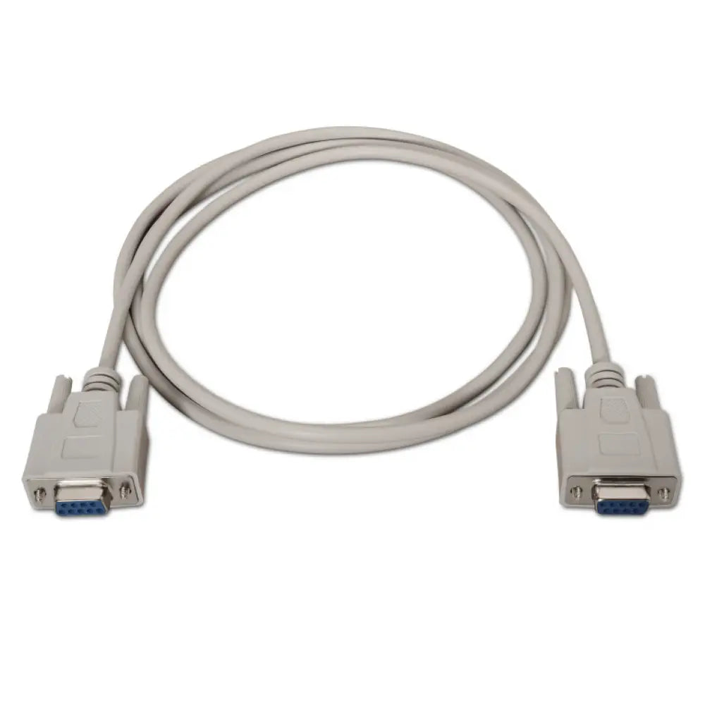 AISENS A112-0067 cable de serie Beige 1.8 m DB9 - detalle