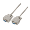 AISENS A112-0067 cable de serie Beige 1.8 m DB9