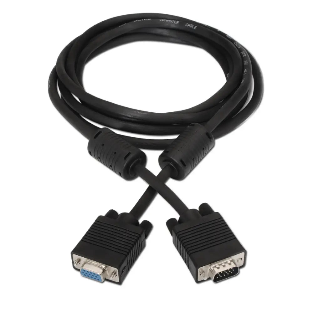 AISENS A113-0079 cable VGA 3 m VGA (D-Sub) Negro - detalle