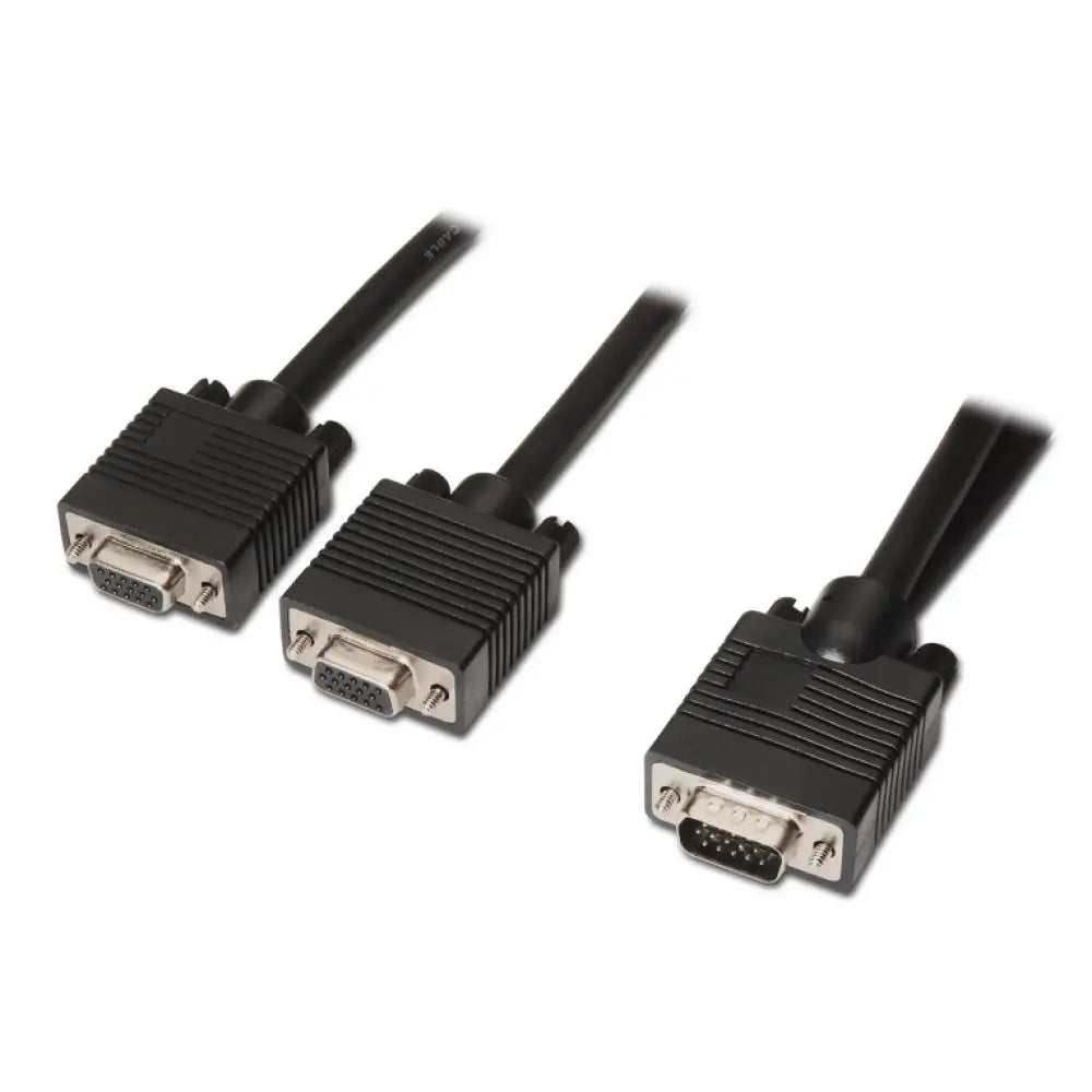 AISENS A113-0081 cable VGA 0.45 m VGA (D-Sub) 2 x VGA (D-Sub) Negro - detalle