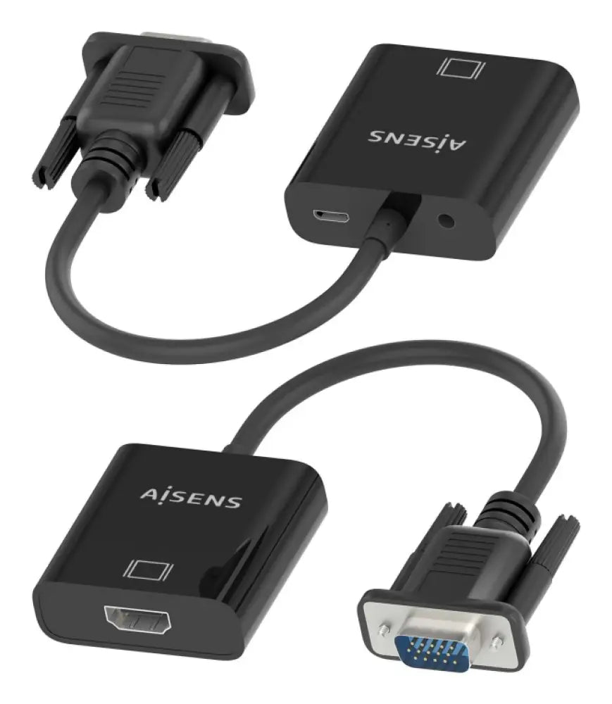 AISENS A115-0873 adaptador de cable de vídeo 0.2 m HDMI + 3.5mm + Micro-USB Type-B VGA (D-Sub) - detalle
