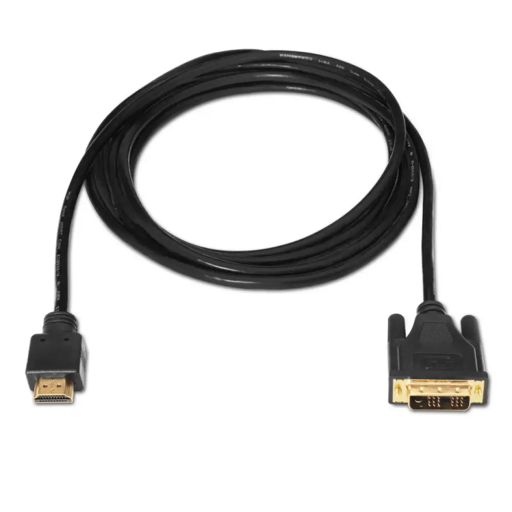 AISENS A117-0090 adaptador de cable de vídeo 1.8 m HDMI tipo A (Estándar) DVI 18+1 Negro - detalle