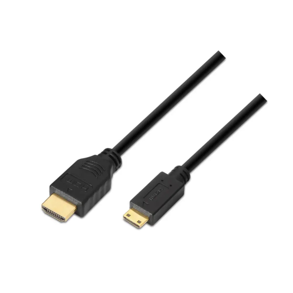 AISENS A119-0115 cable HDMI 3 m HDMI tipo A (Estándar) HDMI Type C (Mini) Negro - detalle