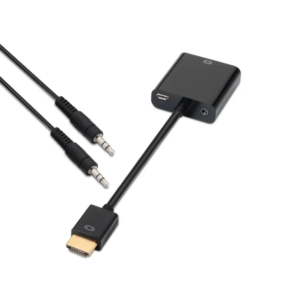 AISENS A122-0126 adaptador de cable de vídeo 0.1 m Negro - detalle