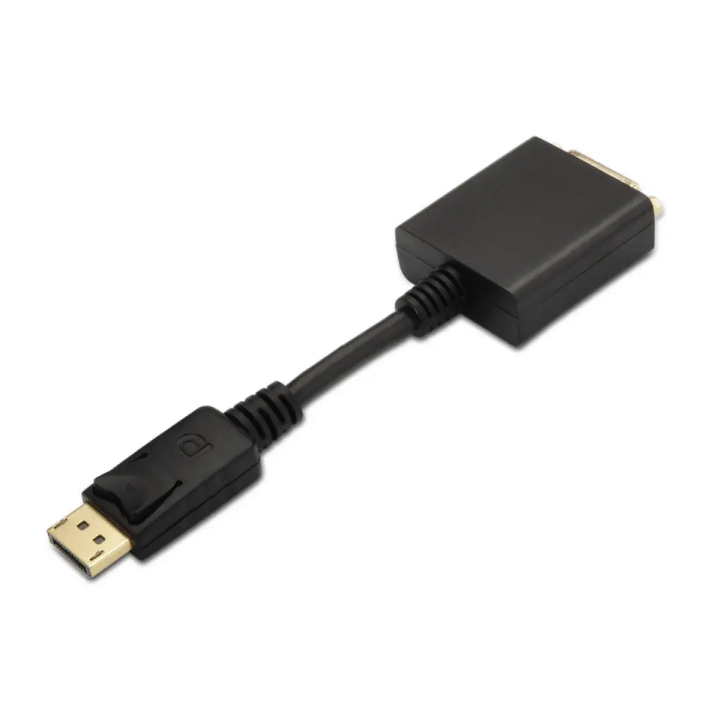 AISENS A125-0133 adaptador de cable de vídeo 0.15 m DisplayPort DVI Negro - detalle