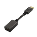 AISENS A125-0134 adaptador de cable de vídeo 0.15 m DisplayPort HDMI Negro