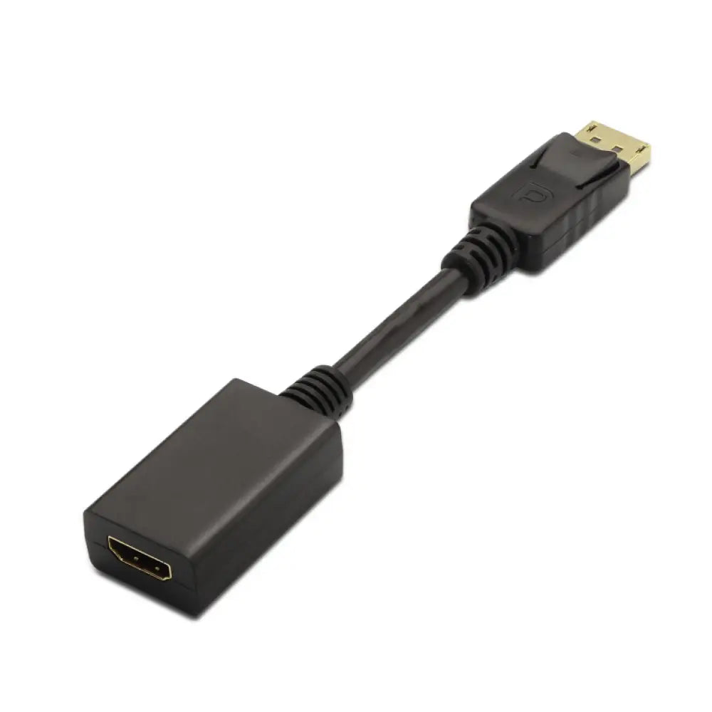 AISENS A125-0134 adaptador de cable de vídeo 0.15 m DisplayPort HDMI Negro - detalle