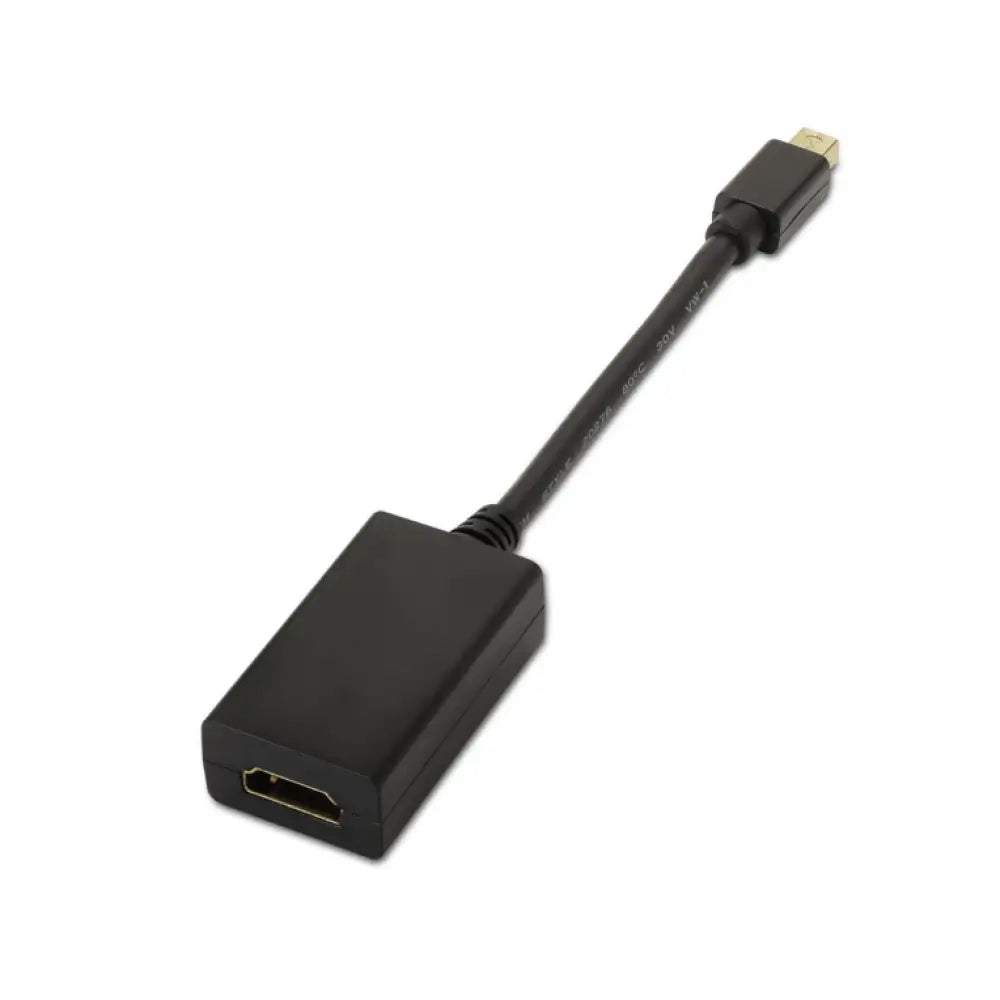 AISENS A125-0137 adaptador de cable de vídeo 0.15 m Mini DisplayPort HDMI Negro - detalle