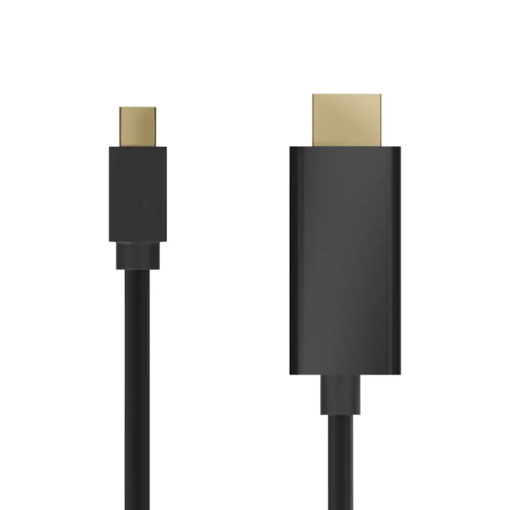 AISENS A125-0458 adaptador de cable de vídeo 3 m Mini DisplayPort HDMI Negro - detalle