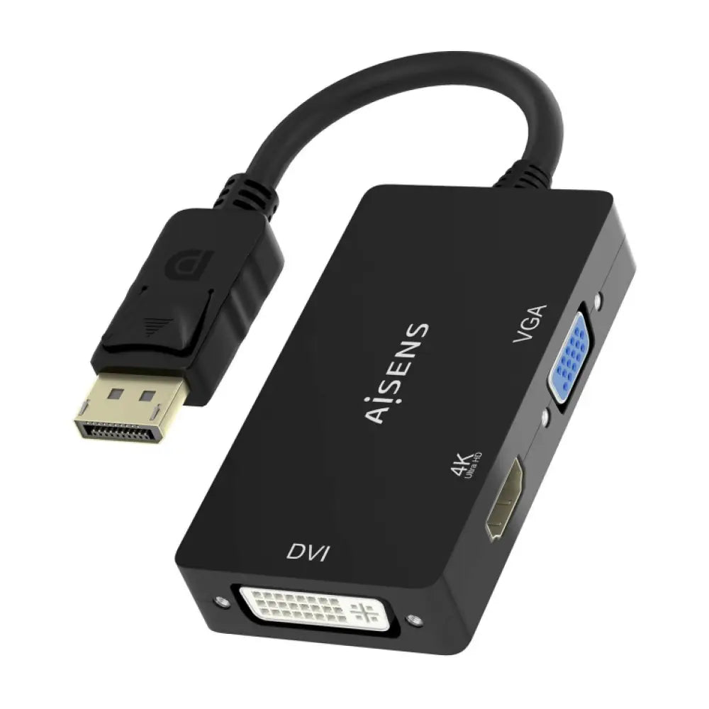 AISENS A125-0861 adaptador de cable de vídeo 0.15 m VGA + HDMI + DVI - detalle
