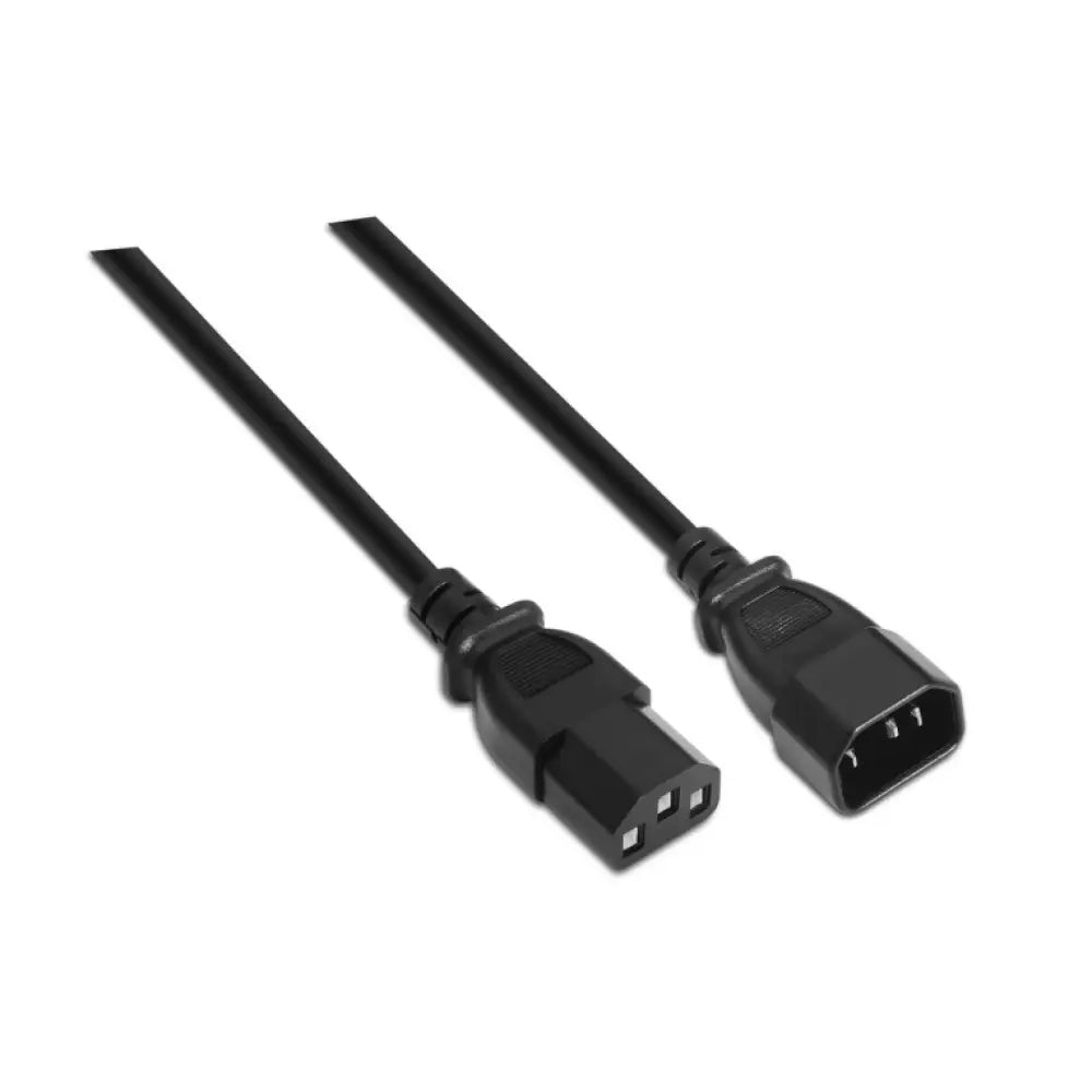 AISENS A132-0171 cable de transmisión Negro 1.5 m C13 acoplador C14 acoplador - detalle