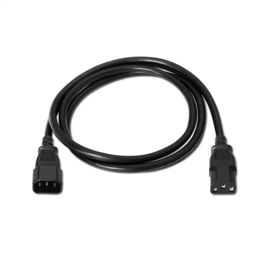 AISENS A132-0171 cable de transmisión Negro 1.5 m C13 acoplador C14 acoplador - detalle