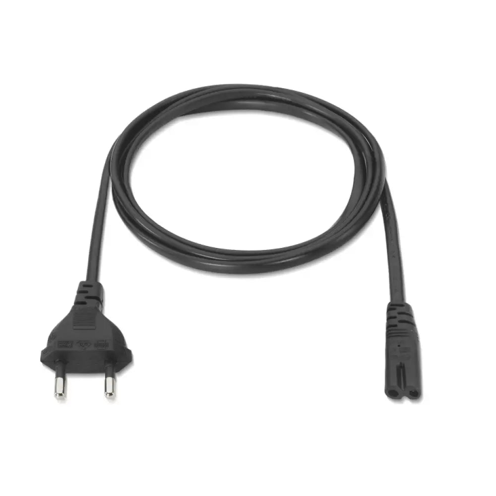 AISENS A132-0173 cable de transmisión Negro 1.5 m CEE7/7 C7 acoplador - detalle