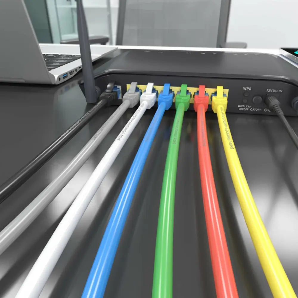 Cable de red Ethernet AISENS A135-0784 Cat6 U/UTP para conexión de red, cable UTP de alta calidad.