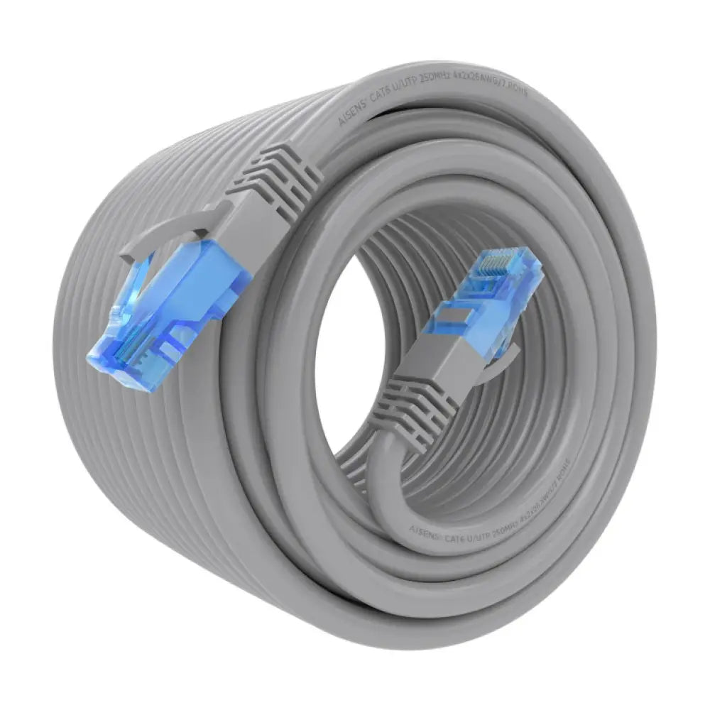 Cable de red Ethernet AISENS A135-0784 Cat6 U/UTP, cable de red de alta velocidad con conectores RJ45 para redes.
