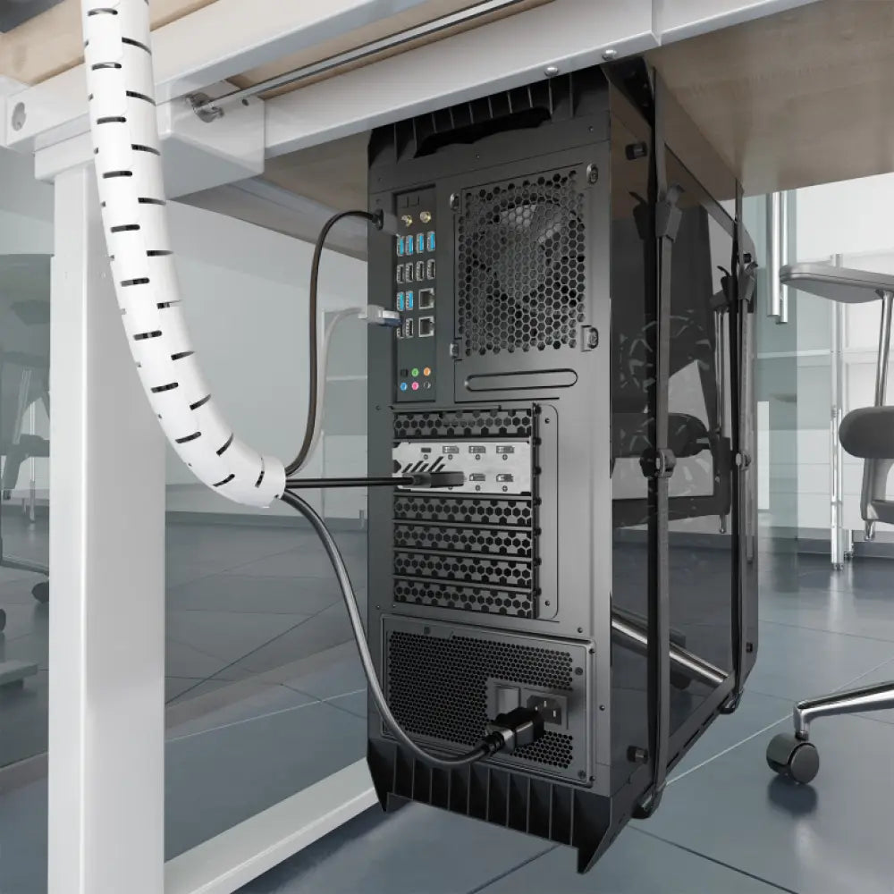 AISENS A151-0918 organizador de cables Universal Pasacables Blanco 1 pieza(s) - detalle