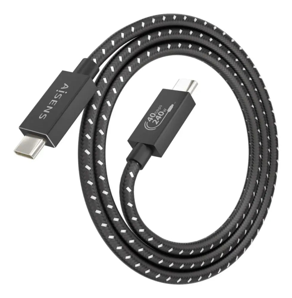 AISENS A156-0867 cable USB USB4 Gen 3x2 1 m USB C - detalle