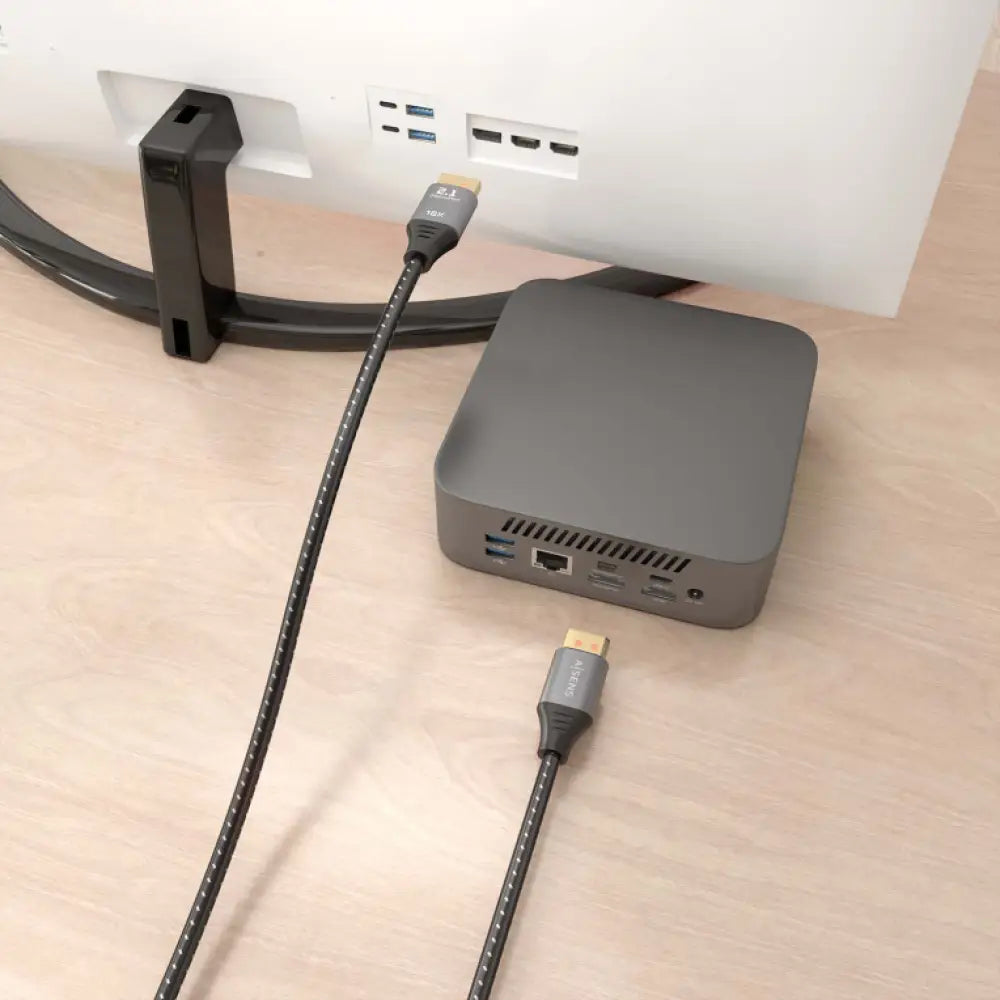 Cable DisplayPort AISENS de 1.5 m, con conectores dorados y diseño resistente, para conexiones de alta calidad en dispositivos electrónicos