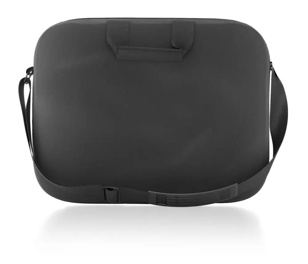 Maletín AISENS ASBG-BC021-BK para portátil de 15,6 pulgadas, con compartimentos y correa ajustable, en color negro.