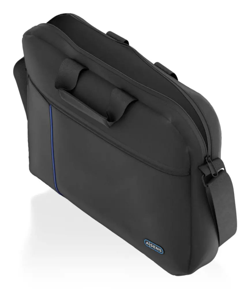 Maletín AISENS para portátil de 39.6 cm (15.6 pulgadas), resistente y con compartimentos para transporte seguro.