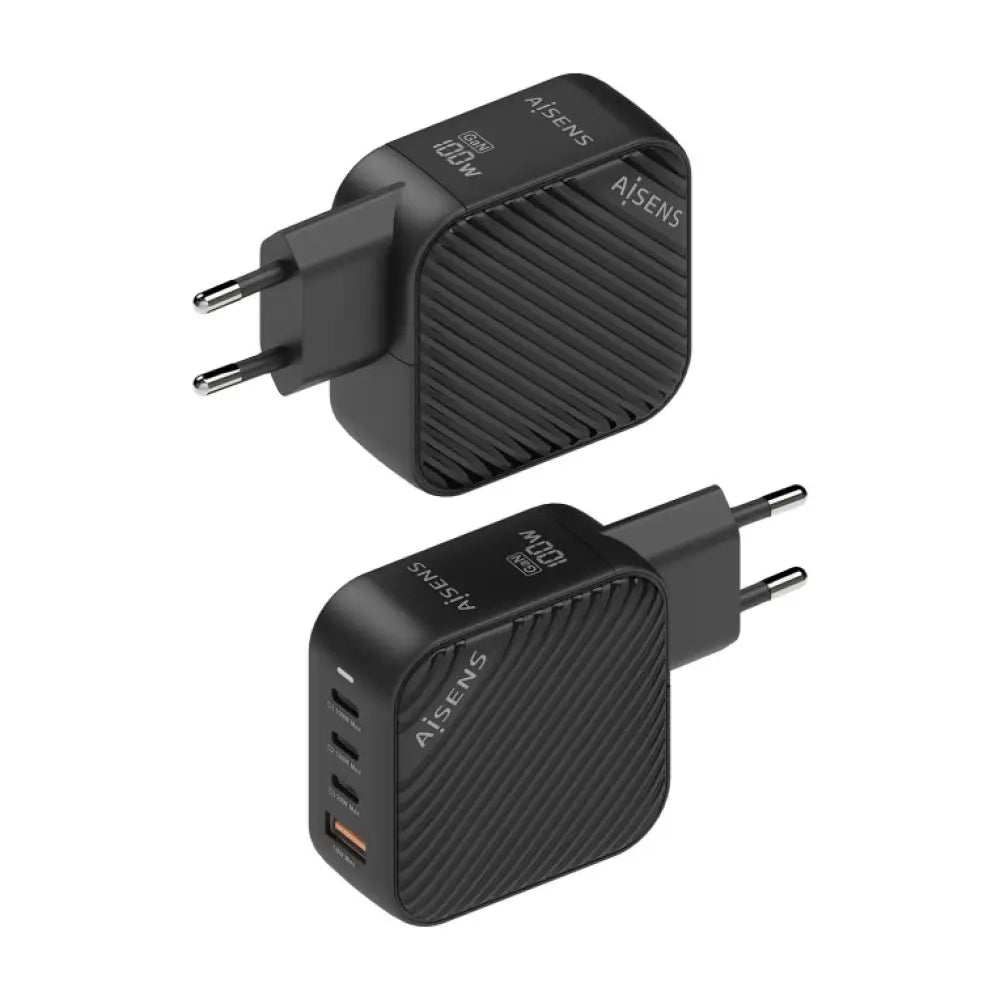 AISENS ASCH-100W4P029-BK cargador de dispositivo móvil Universal Corriente alterna Carga rápida Interior - detalle