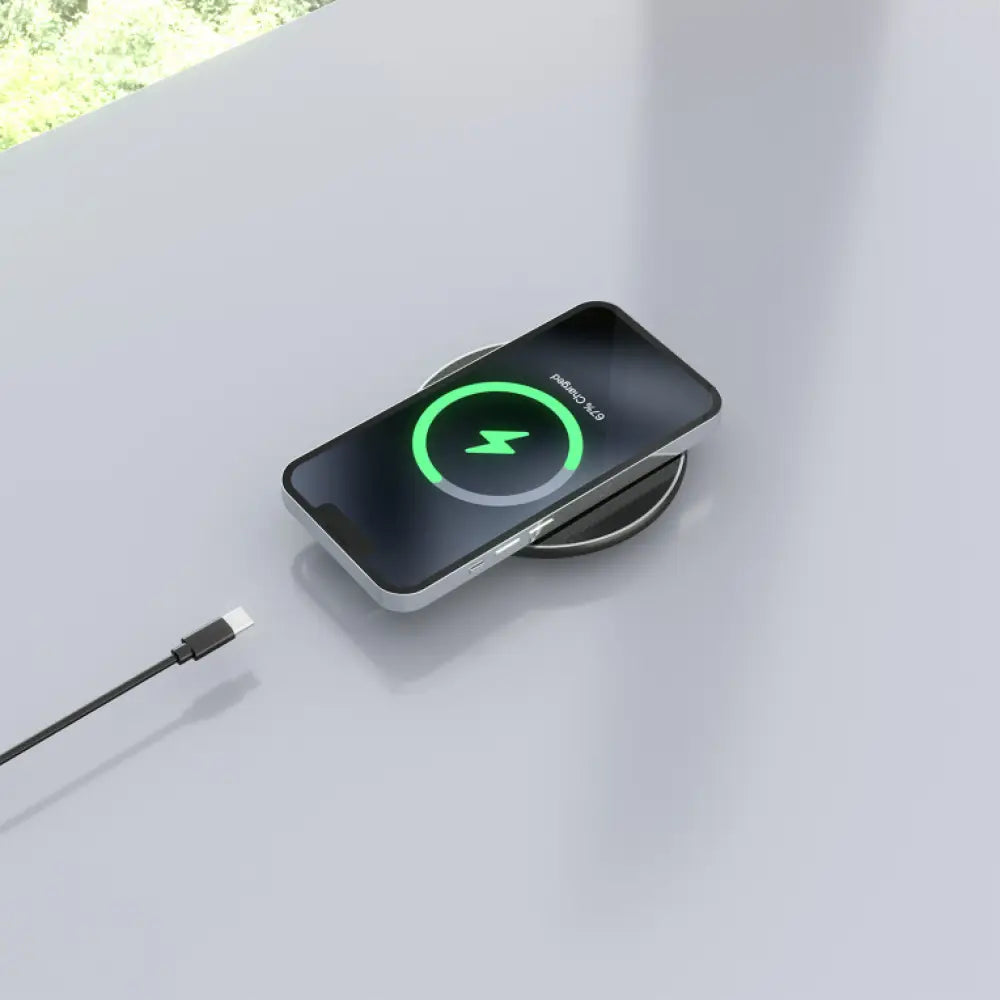 AISENS ASCH-15W1WC058-BK cargador de dispositivo móvil Smartphone Cargador inalámbrico Interior - detalle