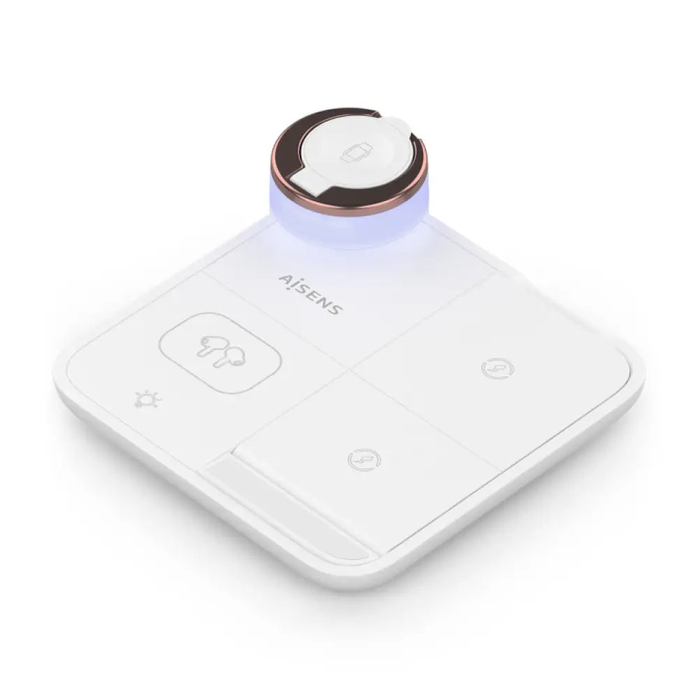 AISENS ASCH-15W4WC061-W cargador de dispositivo móvil Auriculares. Smartphone. Reloj inteligente Cargador inalámbrico Interior - detalle