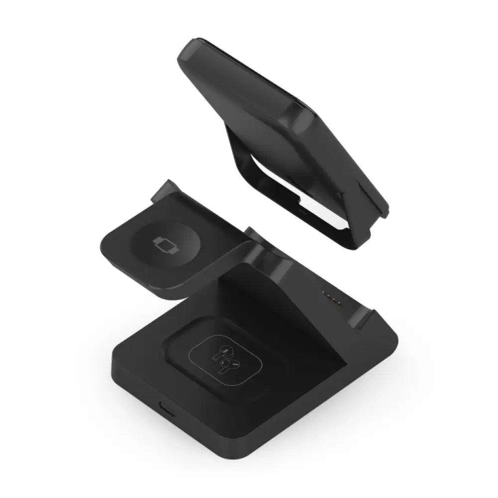 AISENS ASCH-15W4WC064-BK cargador de dispositivo móvil Auriculares. Smartphone. Reloj inteligente Cargador inalámbrico Interior - detalle