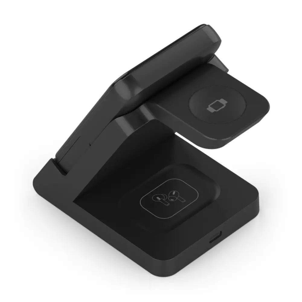 AISENS ASCH-15W4WC064-BK cargador de dispositivo móvil Auriculares. Smartphone. Reloj inteligente Cargador inalámbrico Interior - detalle
