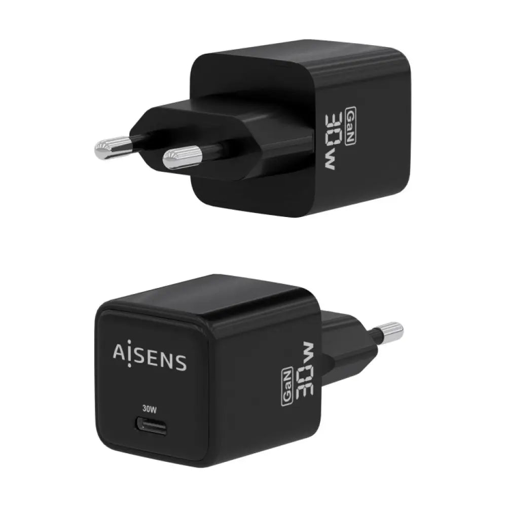 AISENS ASCH-30W1P036-BK cargador de dispositivo móvil Universal Corriente alterna Carga rápida Interior - detalle