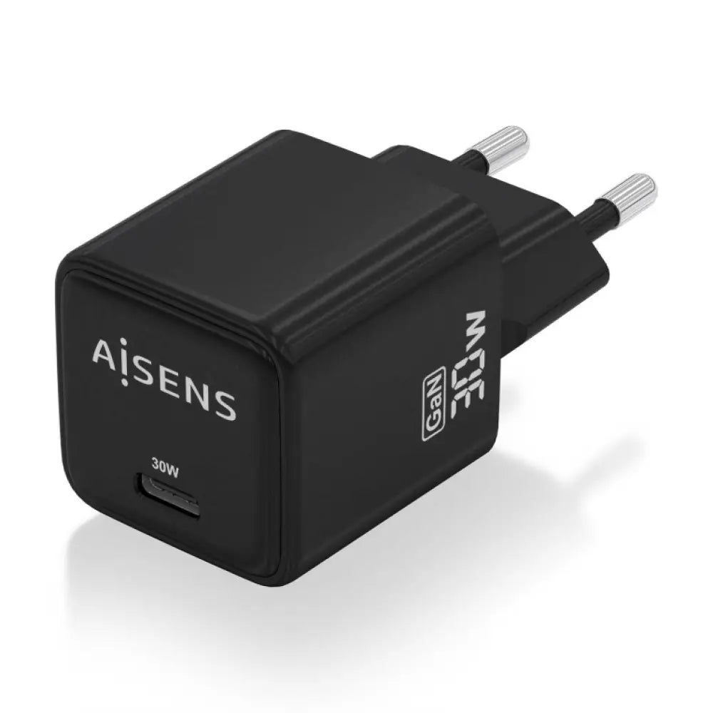 AISENS ASCH-30W1P036-BK cargador de dispositivo móvil Universal Corriente alterna Carga rápida Interior - detalle
