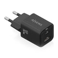 AISENS ASCH-30W2P021-BK cargador de dispositivo móvil Universal Corriente alterna Carga rápida Interior