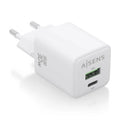 AISENS ASCH-30W2P037-W cargador de dispositivo móvil Universal Corriente alterna Carga rápida Interior